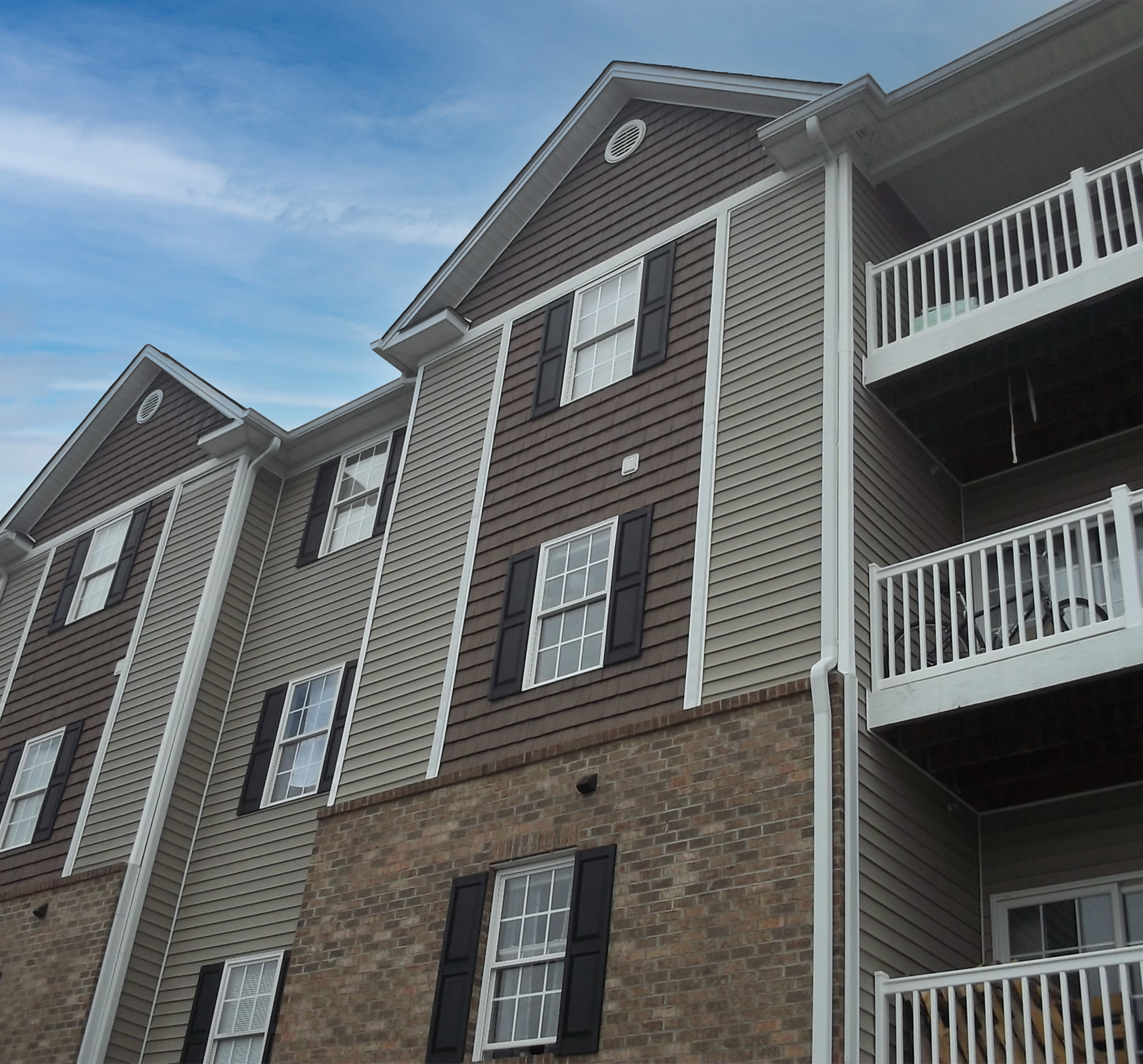 Apartment Building Exterior - Residential Structural Services